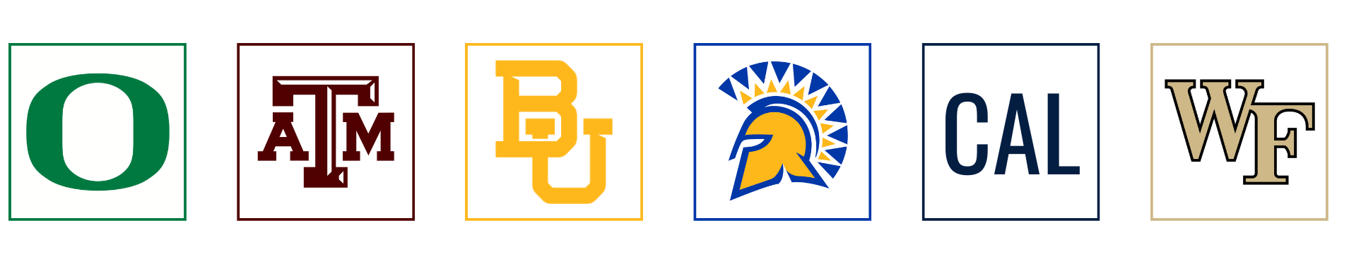 College Logo Bar Templates-Top25 Girls